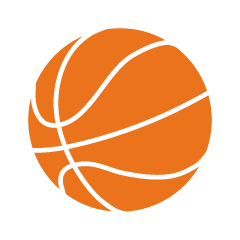 Basketball Orange Silhouette