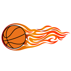 Basketball Blow Fire