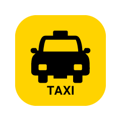 Taxi Yellow Sign