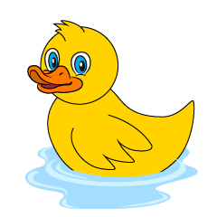 Floating Duck