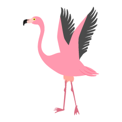 Flapping Flamingo