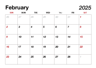 February 2023 Calendar