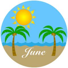 Palm Tree Beach June