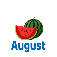 Cut Watermelon August