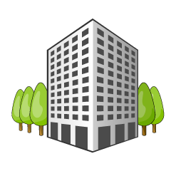 Building and Trees