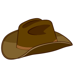 Brown Cowboy Hat