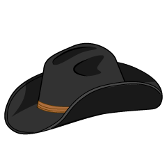 Black Cowboy Hat