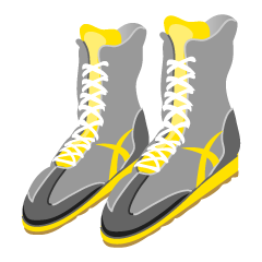 Yellow Boxing Shoes