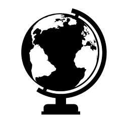 Black and White Globe