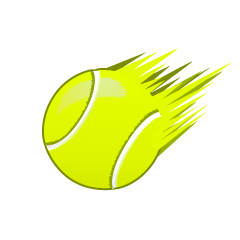 Fast Flying Tennis Ball