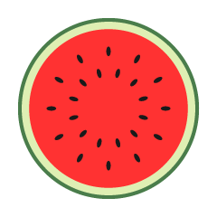 Sliced Watermelon