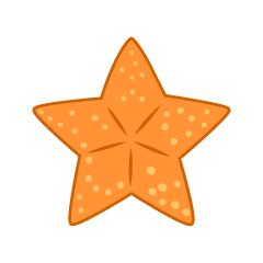 Orange Starfish