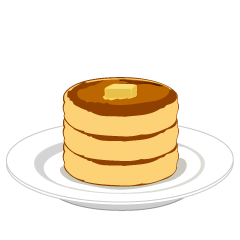 Soft Pancake on Plate