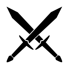 Cross Sword Silhouette