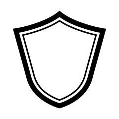 Shield Black and White