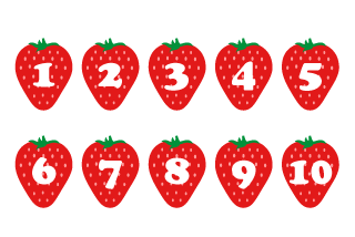 Strawberry Number Chart