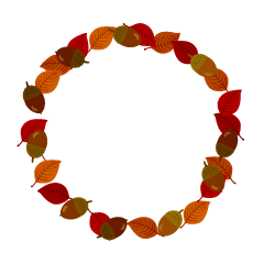 Fallen Leaves Wreath