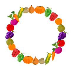 Vegetables Wreath