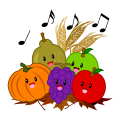 Singing Fruits Thanksgiving