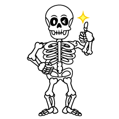 Thumbs up Skeleton