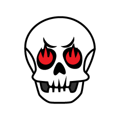 Burning Skull