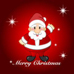 Santa Merry Christmas Greeting