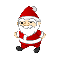 Walking Mini Santa