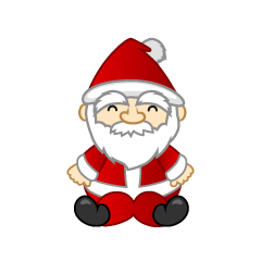 Smiling Mini Santa