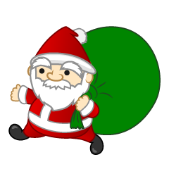 Running Mini Santa