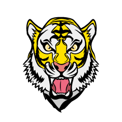 Barking Yellow Tiger Face