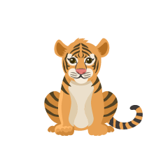 Cute Child Tiger