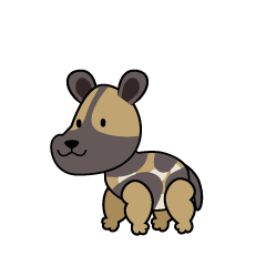 Cute African Wild Dog