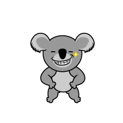 Grinning Koala