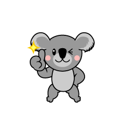 Thumbs up Koala