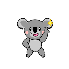 Pointing Koala