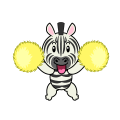 Cheering Zebra