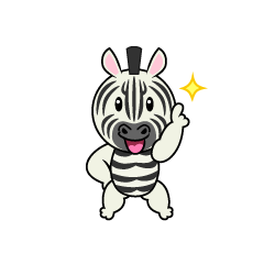 Pointing Zebra