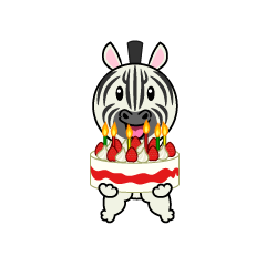 Birthday Zebra