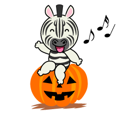 Halloween Zebra