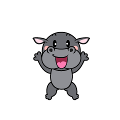 Excited Hippo