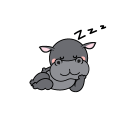 Sleeping Hippo