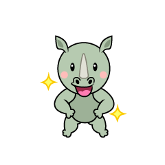 Confident Rhino