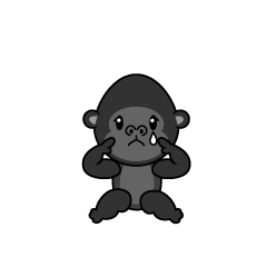 Sad Gorilla