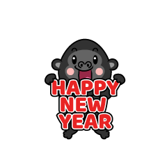 New Year Gorilla
