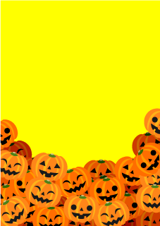 Fondo de calabazas apiladas