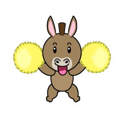 Cheering Donkey