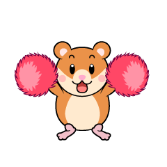 Cheering Hamster