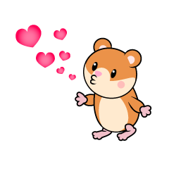 Kissing Hamster