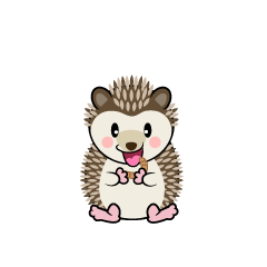 Eatting Hedgehog