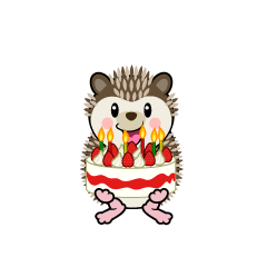 Birthday Hedgehog